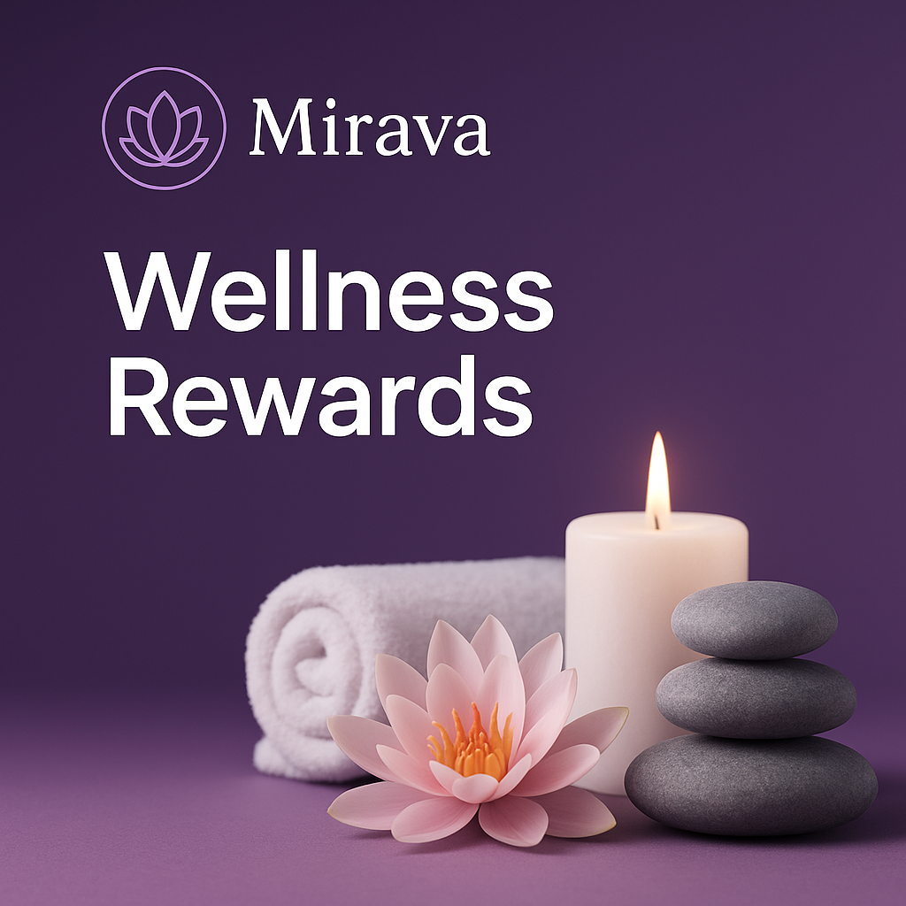 Wellness Rewards Visual - Track meditation, movement, and mindfulness to earn $MIRA tokens